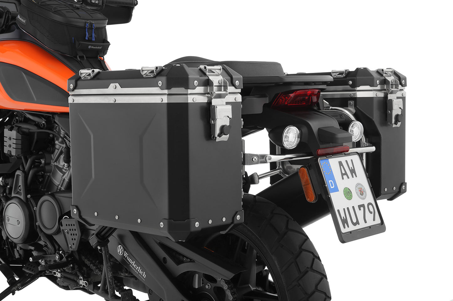 Wunderlich case set EXTREME - slimline - without lock cylinder