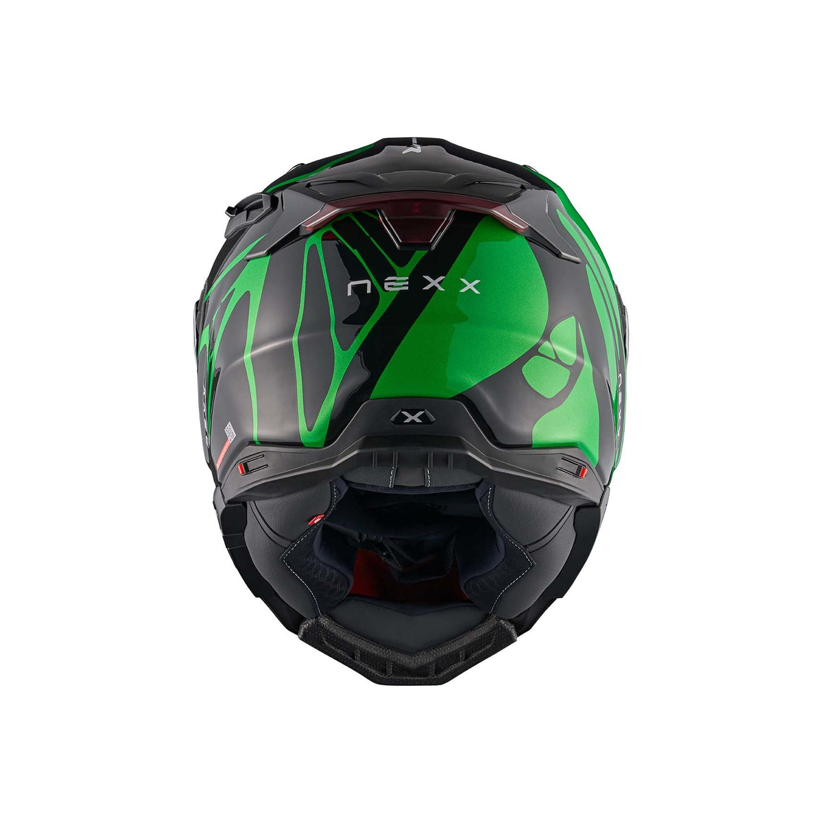 NEXX Helmet X.WST3 B-SIDE CARBON - Black-Green