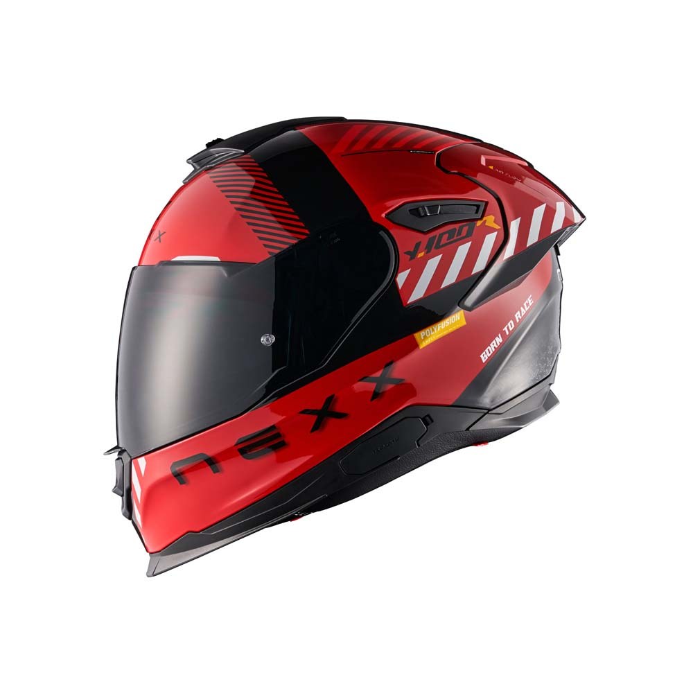 NEXX Helmet Y.100R - Fade Black-Red