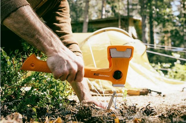 Fiskar axe camping