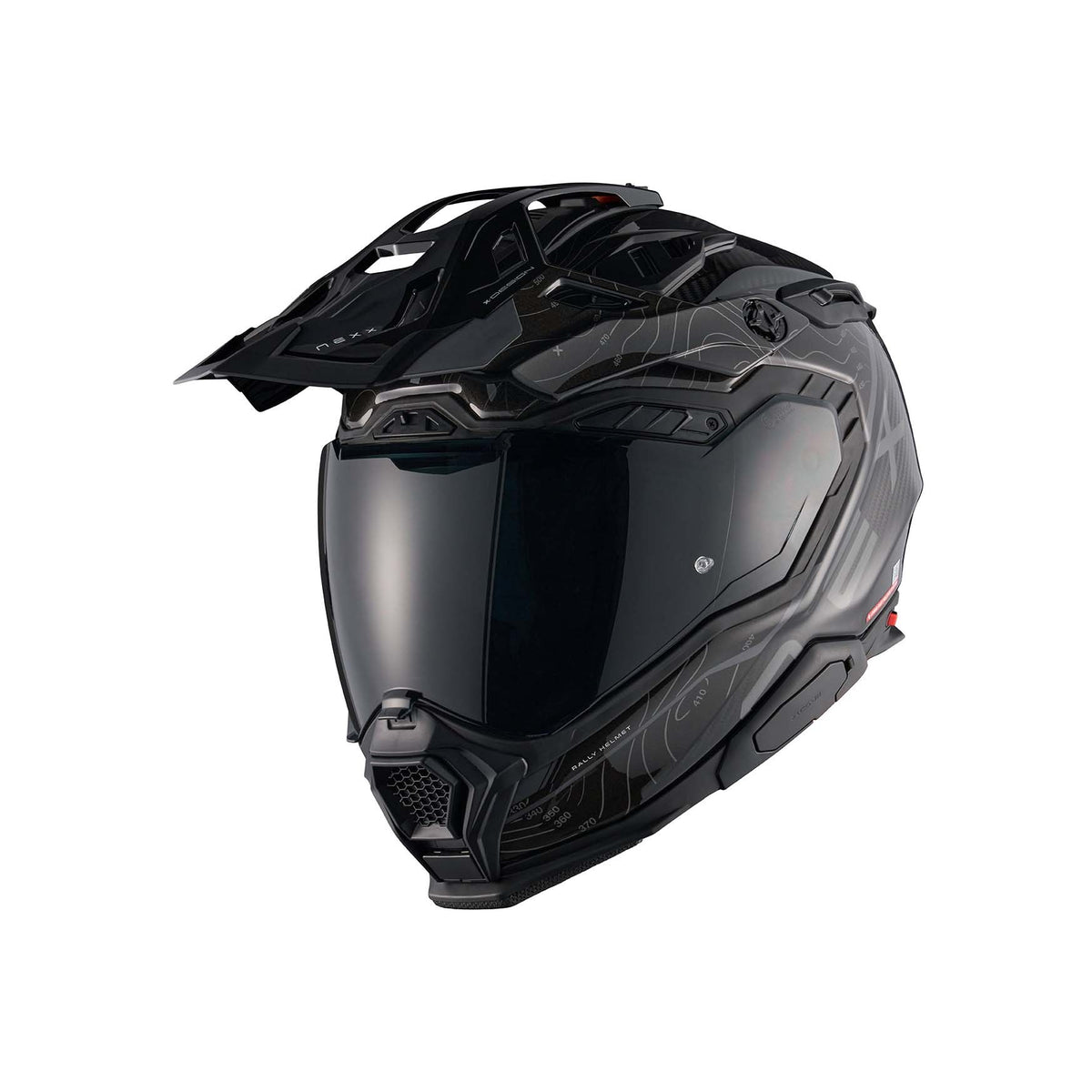 NEXX Helmet X.WED3 FURKA CARBON BLACK.GREY