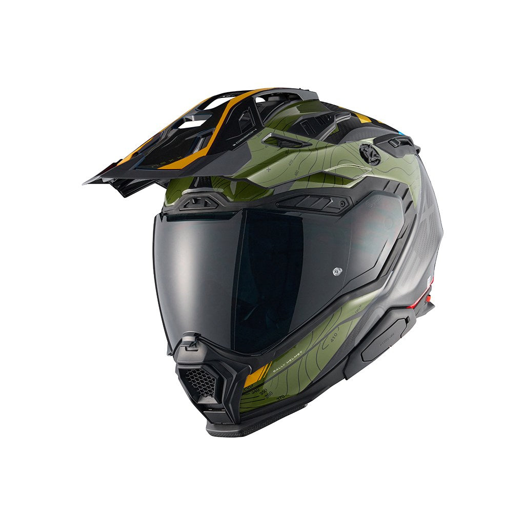 NEXX Helmet X.WED3 FURKA CARBON GREEN.YELLOW