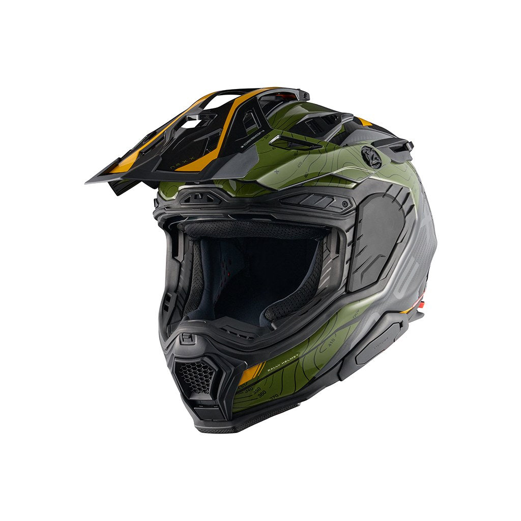 NEXX Helmet X.WED3 FURKA CARBON GREEN.YELLOW