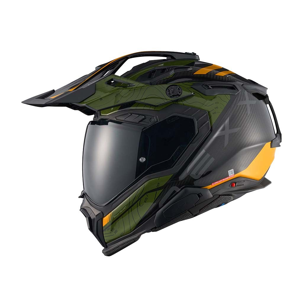 NEXX Helmet X.WED3 FURKA CARBON GREEN.YELLOW