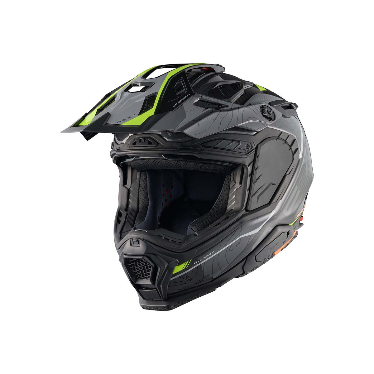 NEXX Helmet X.WED3 FURKA CARBON ORANGE.GREY