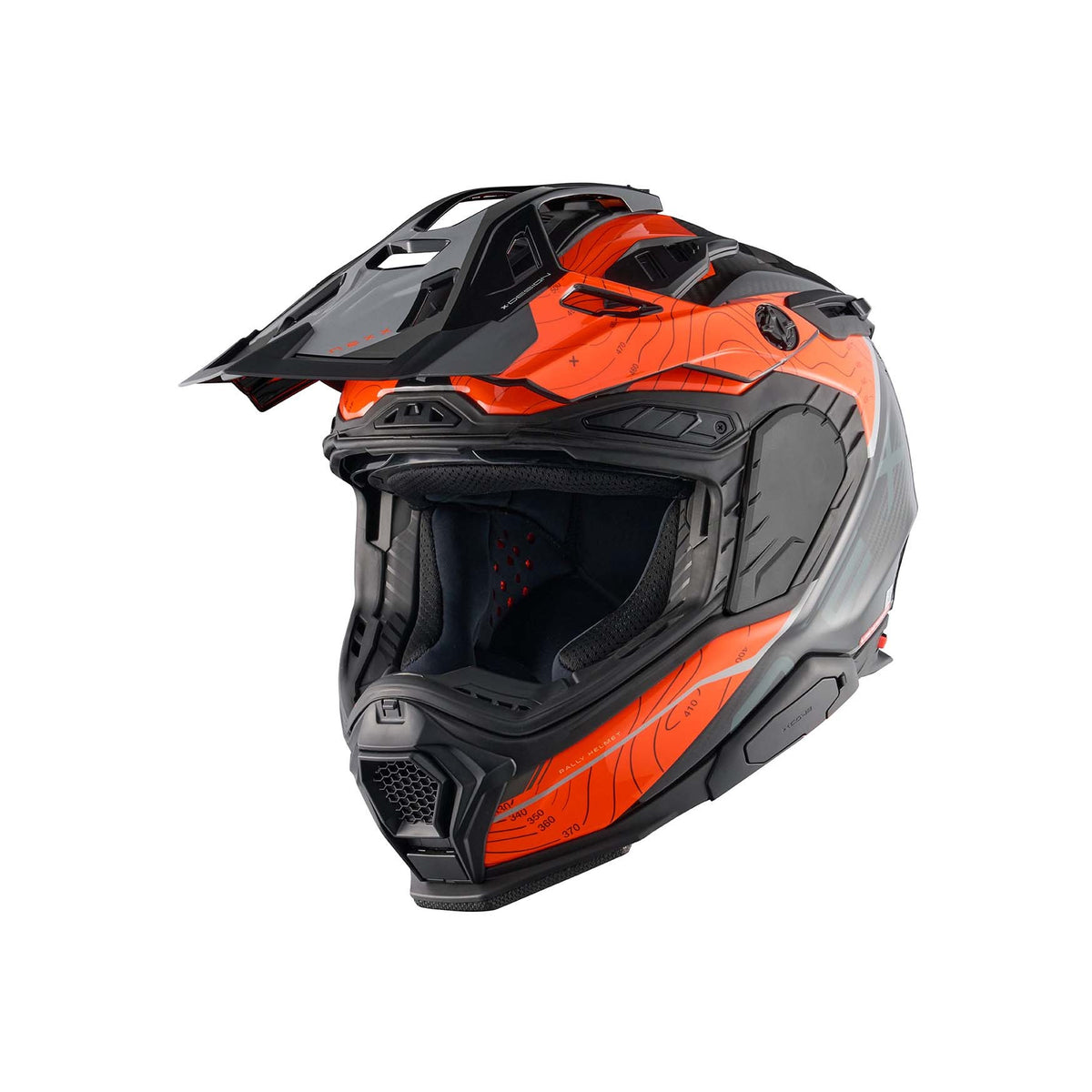 NEXX Helmet X.WED3 FURKA CARBON ORANGE.GREY