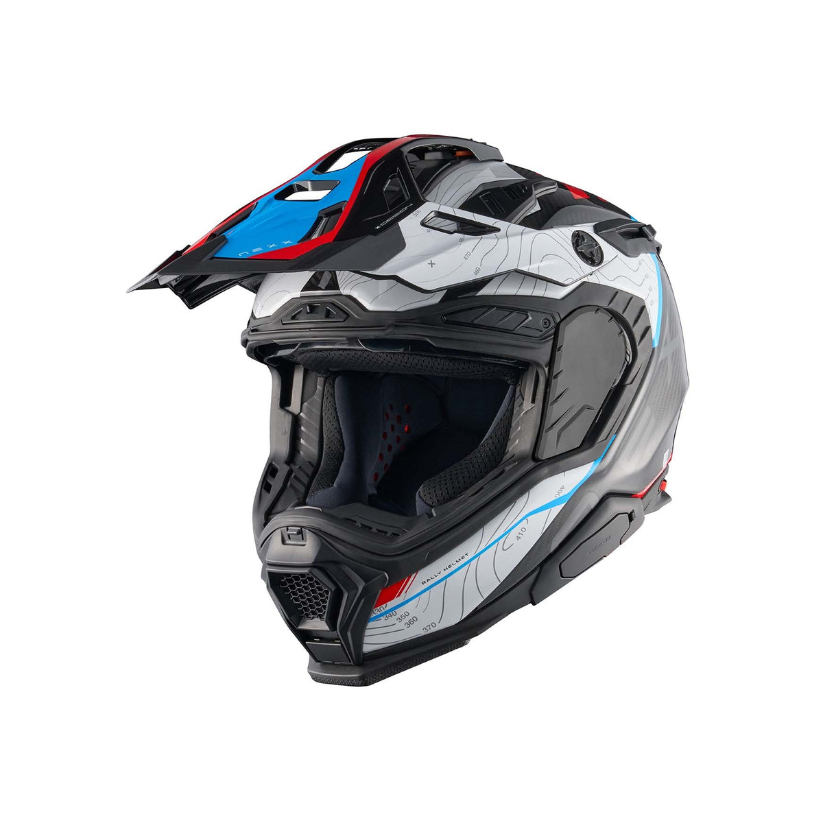 NEXX Helmet X.WED3 FURKA CARBON RED.BLUE