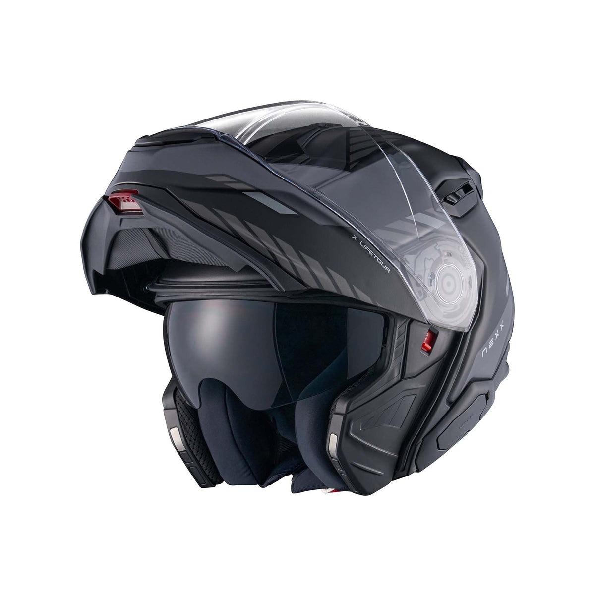 NEXX Helmet X.LIFETOUR GLOBE BLACK.GREY MT