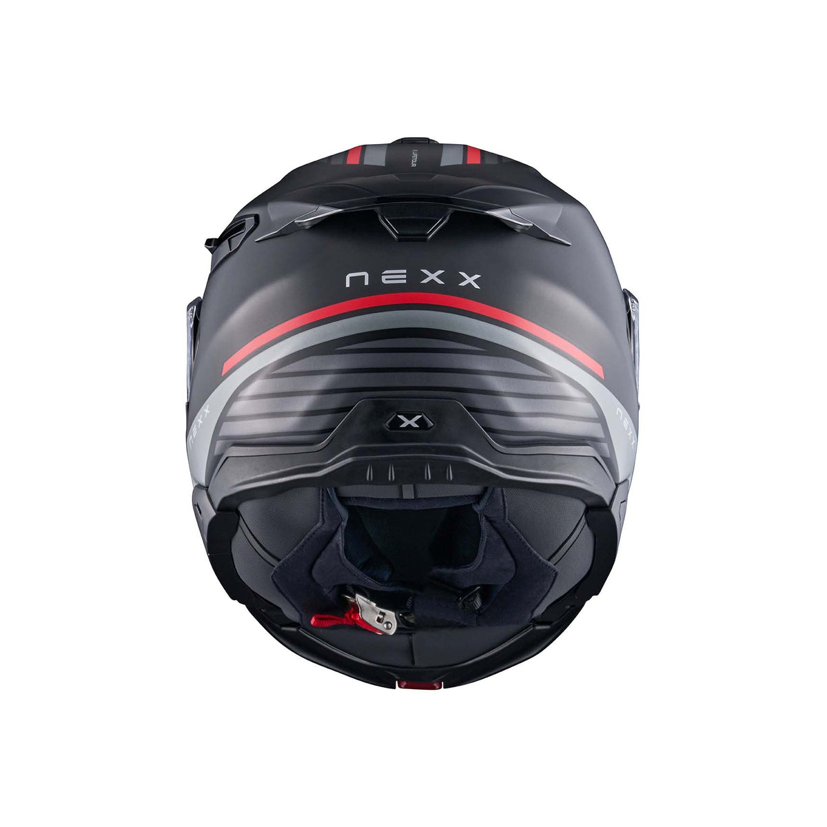 NEXX Helmet X.LIFETOUR GLOBE BLACK.RED MT