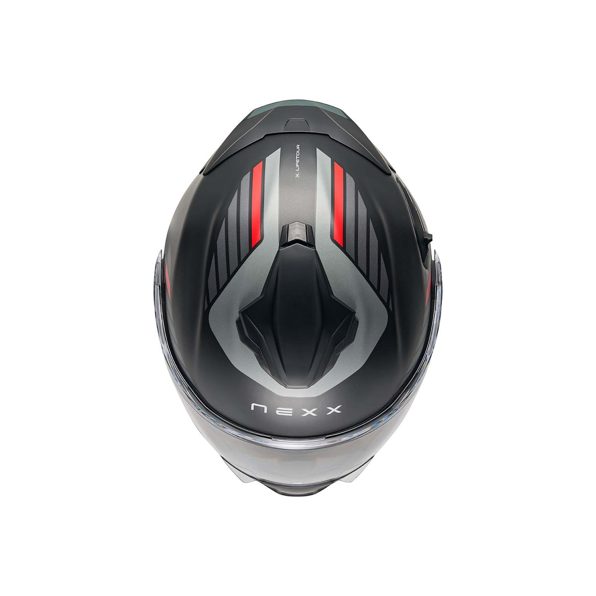 NEXX Helmet X.LIFETOUR GLOBE BLACK.RED MT