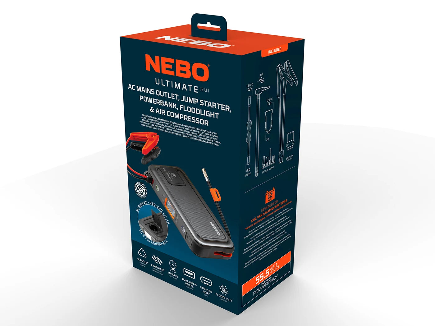 Nebo Ultimate Jump Starter + air compressor 4 in 1