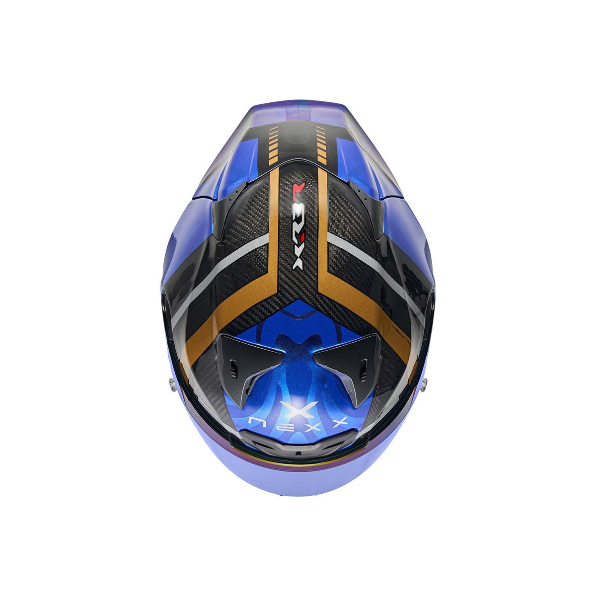NEXX Helmet X.R3R SWIRL CARBON DEEP BLUE