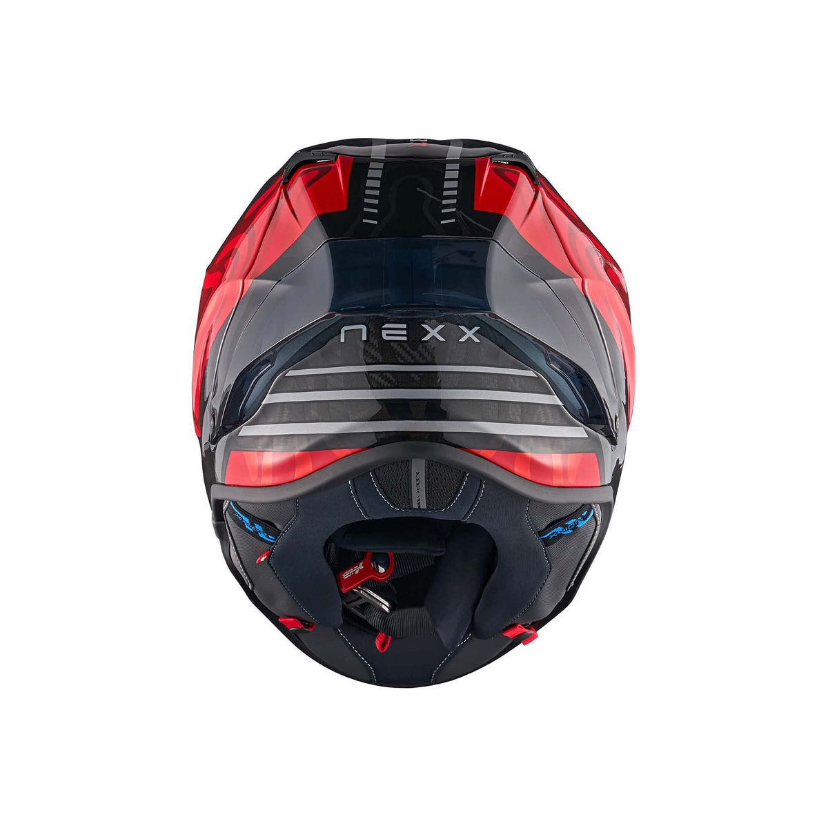 NEXX Helmet X.R3R SWIRL CARBON RED