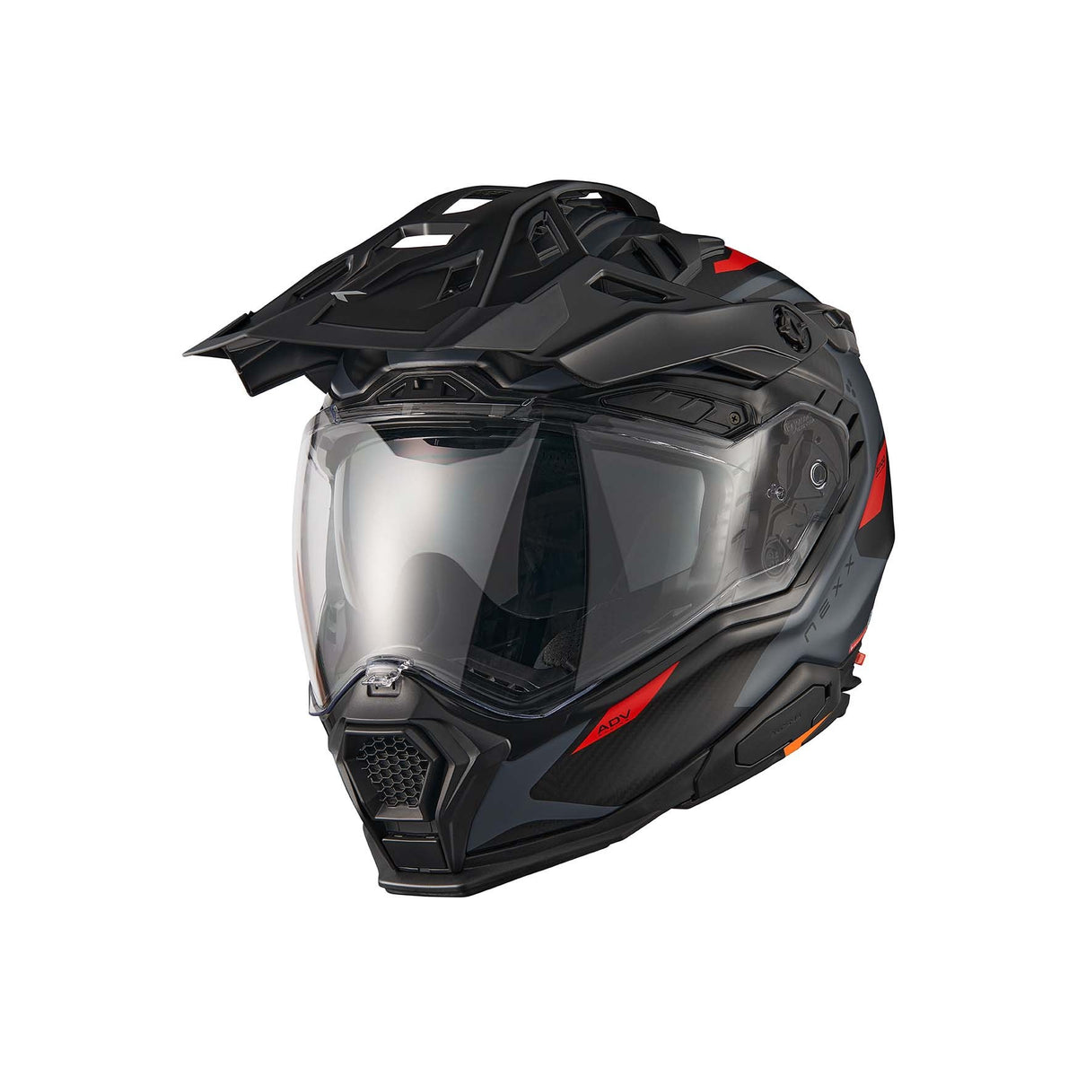 Nexx Helmet X.WED3 KEYO CARBON GREY.RED MT