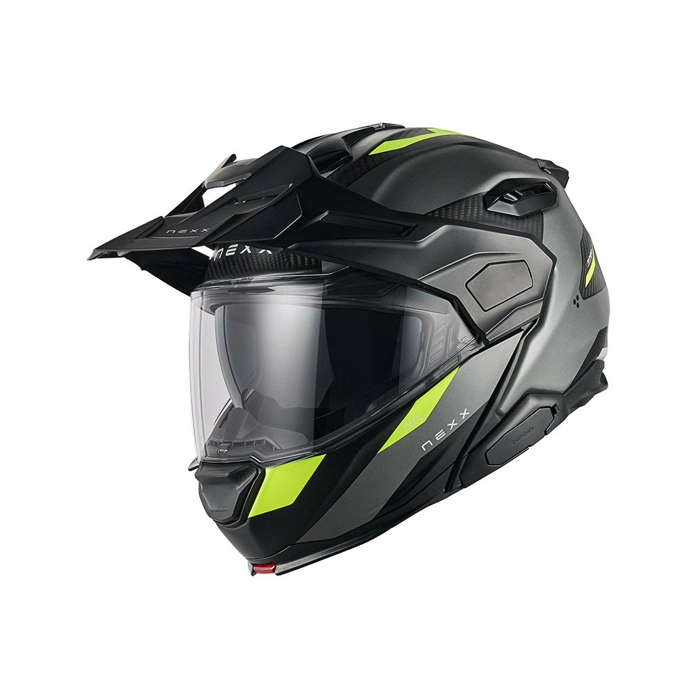 NEXX Helmet X.LFC TERRA CARBON GREY.NEON MT