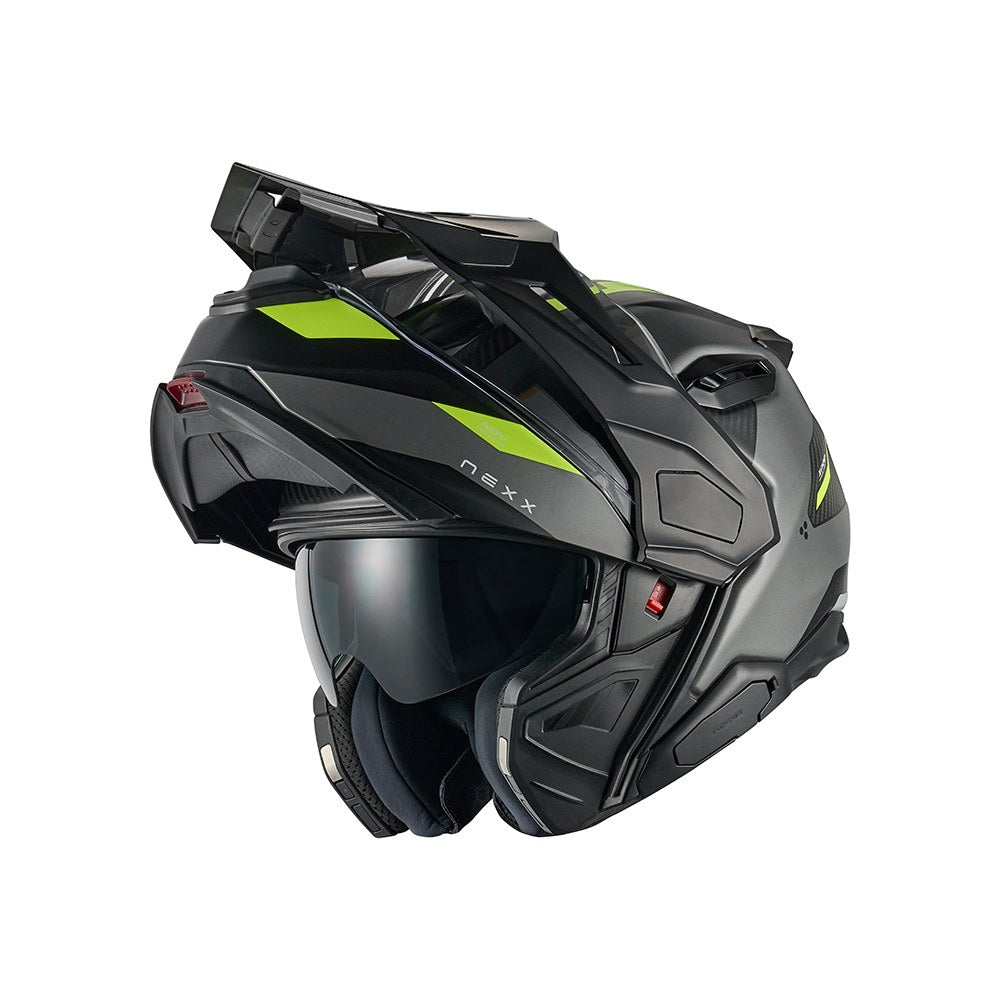 NEXX Helmet X.LFC TERRA CARBON GREY.NEON MT
