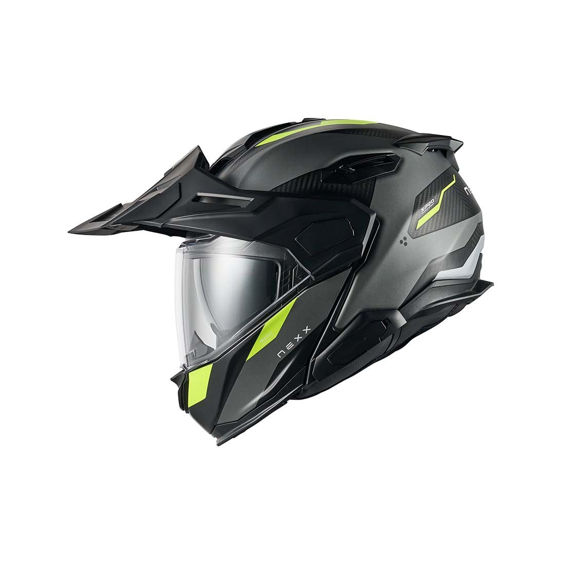 NEXX Helmet X.LFC TERRA CARBON GREY.NEON MT