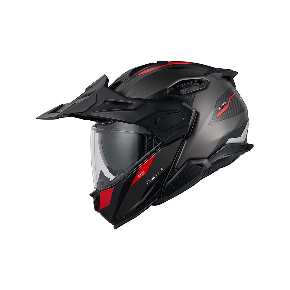 NEXX Helmet X.LFC TERRA CARBON GREY.RED MT