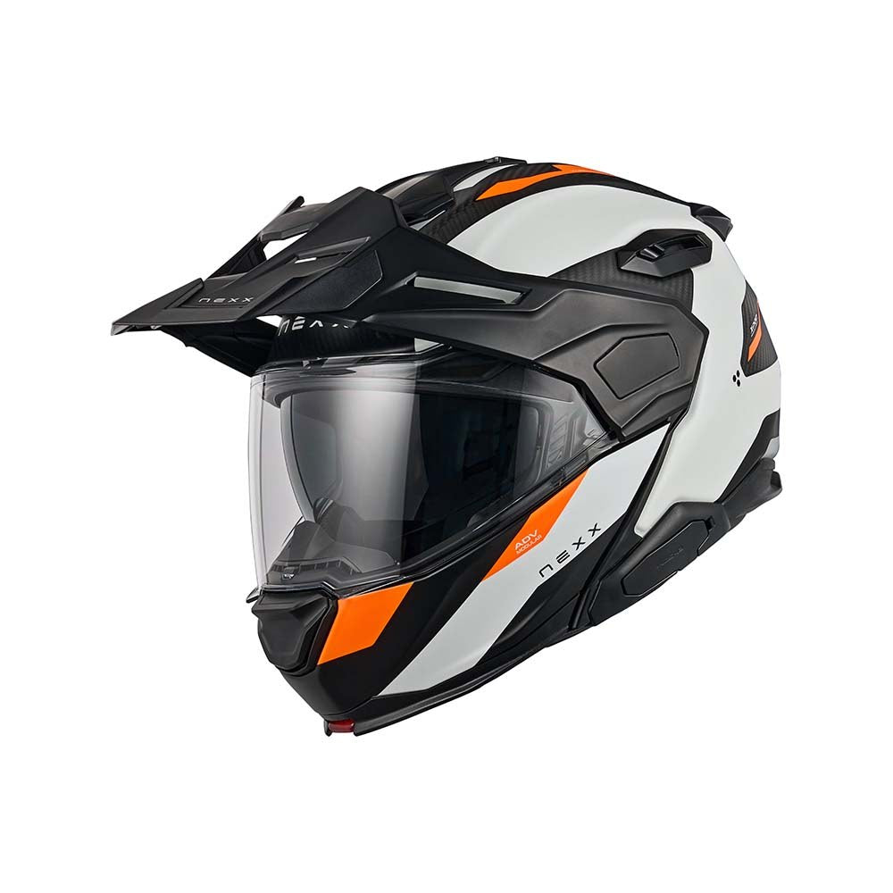 NEXX Helmet X.LFC TERRA CARBON WHITE.ORANGE MT