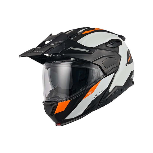 NEXX Helmet X.LFC TERRA CARBON WHITE.ORANGE MT