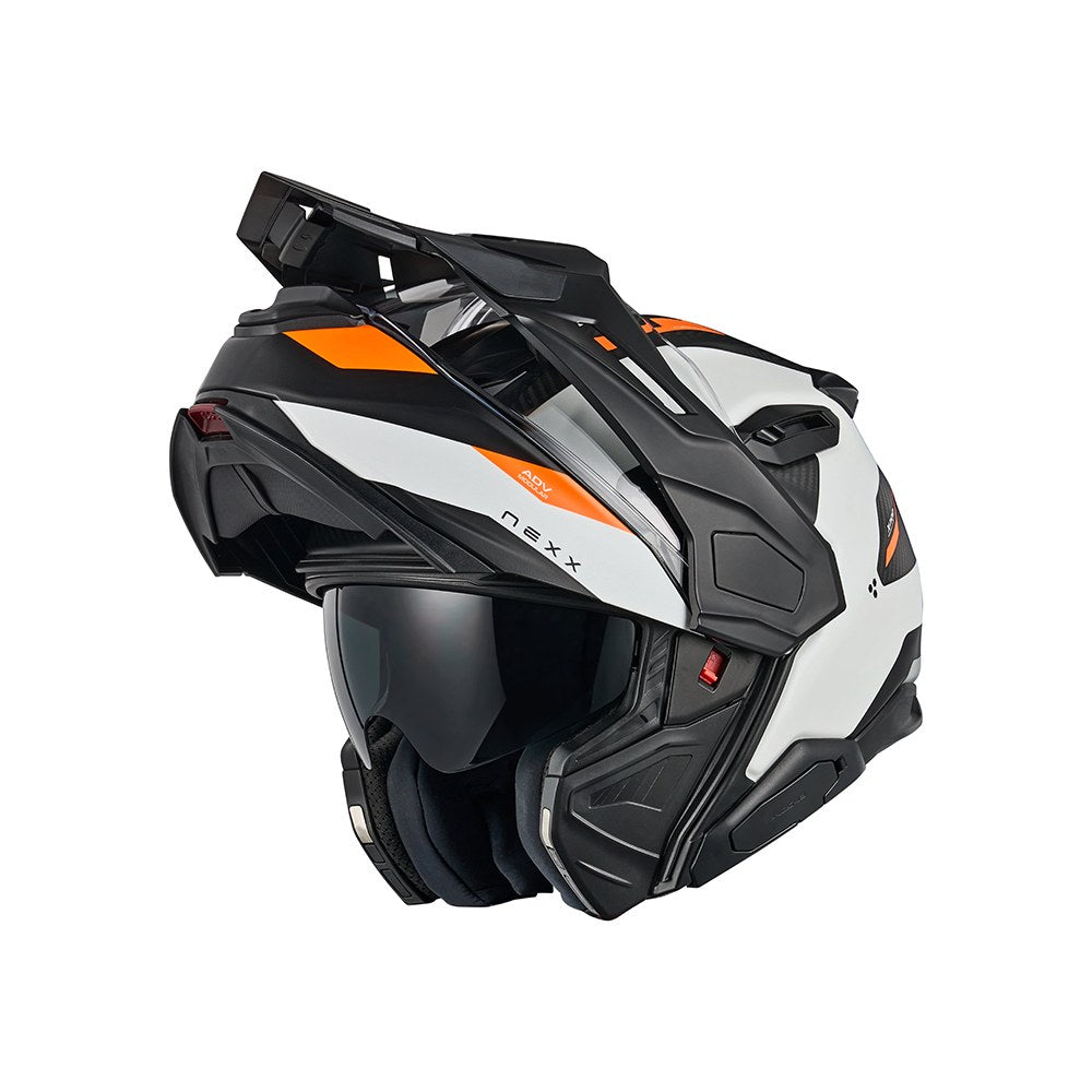 NEXX Helmet X.LFC TERRA CARBON WHITE.ORANGE MT