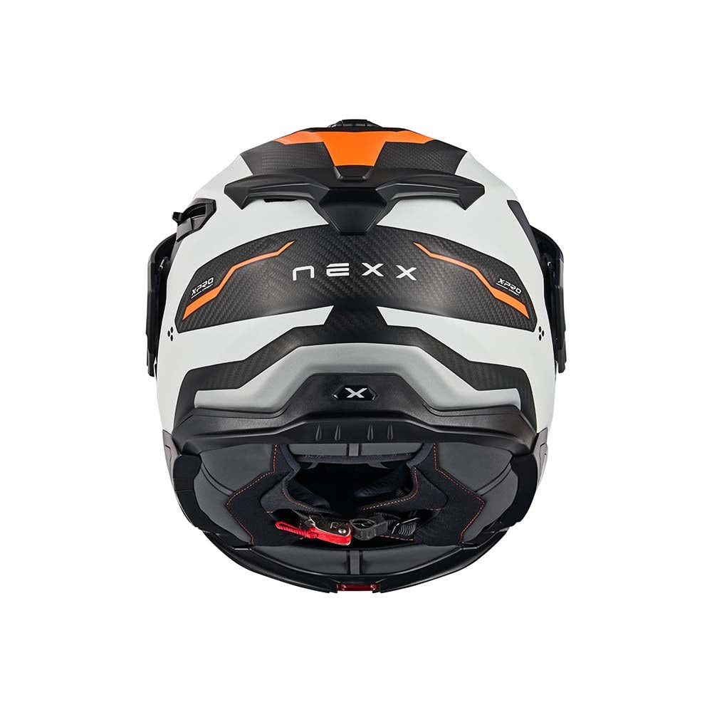 NEXX Helmet X.LFC TERRA CARBON WHITE.ORANGE MT