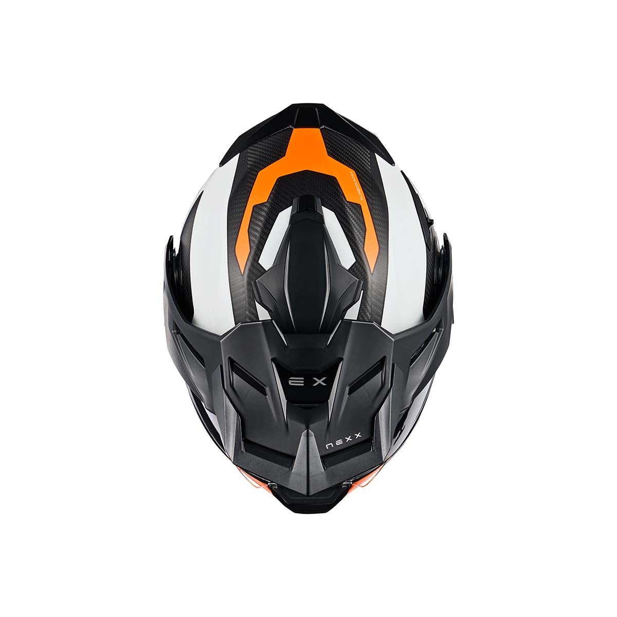 NEXX Helmet X.LFC TERRA CARBON WHITE.ORANGE MT
