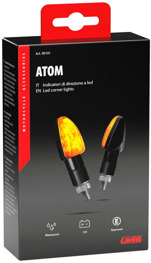 Atom corner lights - 12V LED - Black