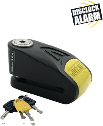 AUVRAY disclock with Alarm black/yellow ART4