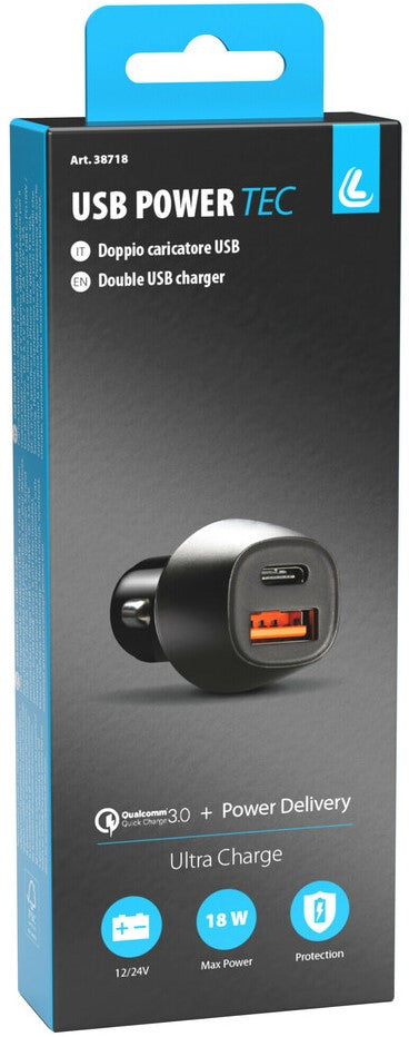 CARICABATTERIA 2 PORTE USB 2 USB PORT CHARGER