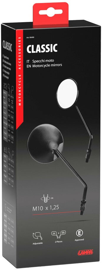 Classic pair of rearview mirrors