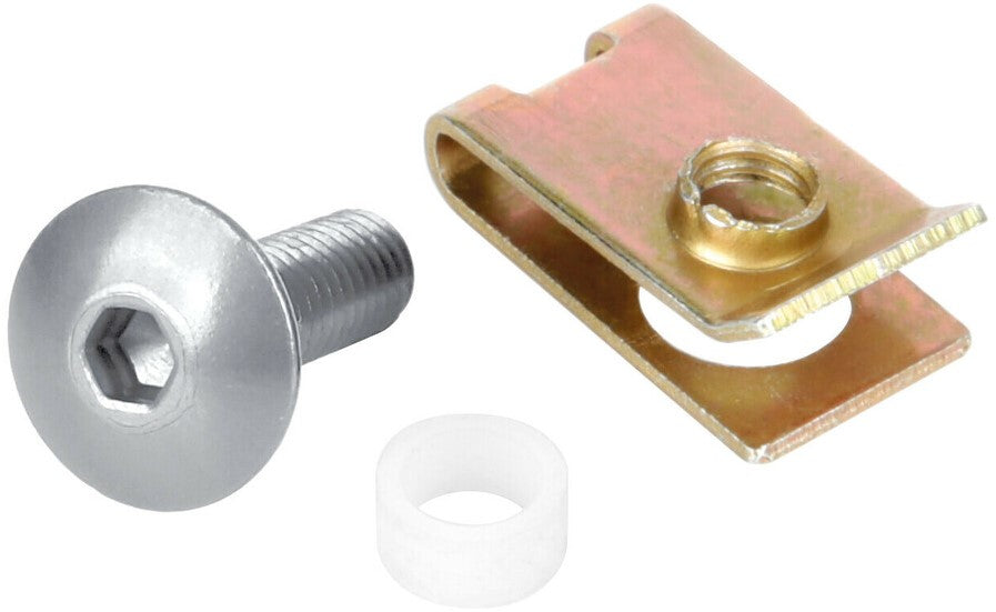 Clip Fit-Kits for fairings (5 MA) - 10 pcs - Silver
