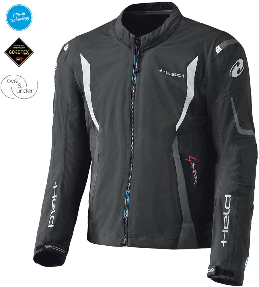 CLIP-IN GTX TOP GORE-TEX® Packlite JACKET BLACK-WHITE (Heren)