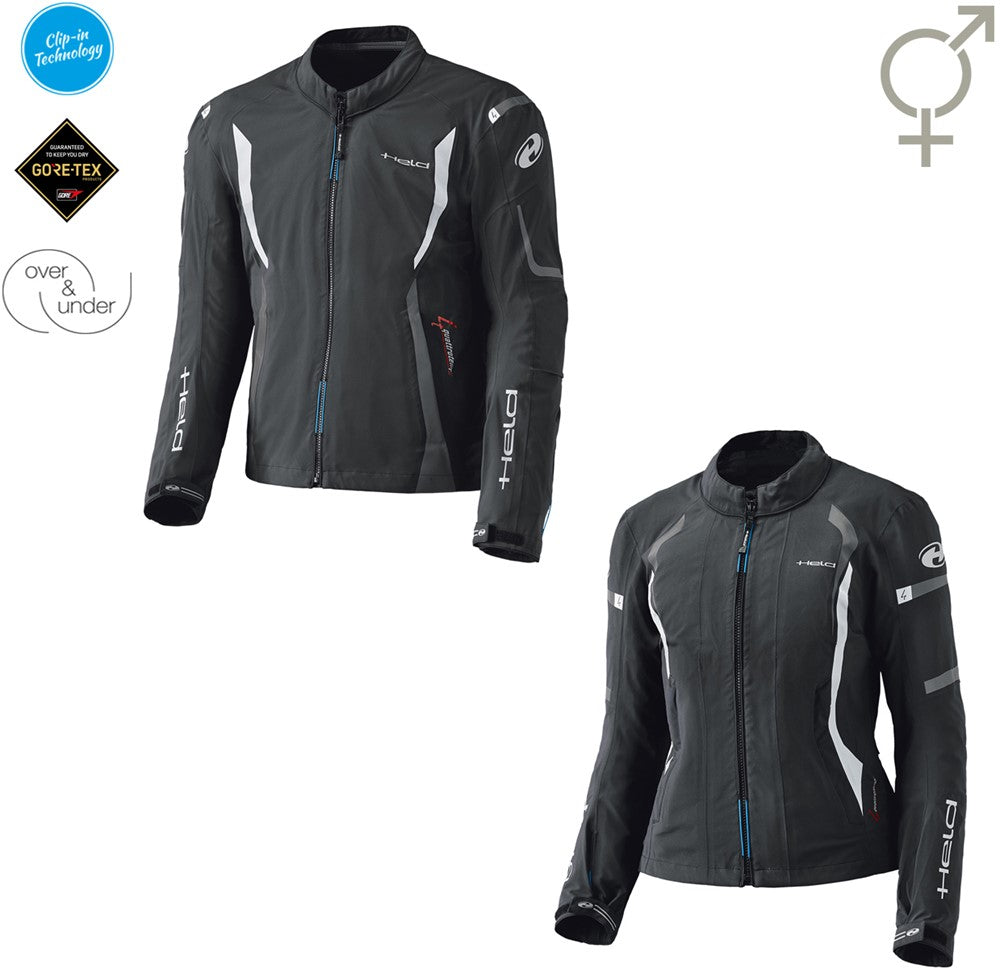 CLIP-IN GTX TOP GORE-TEX® Packlite JACKET BLACK-WHITE (Dames)