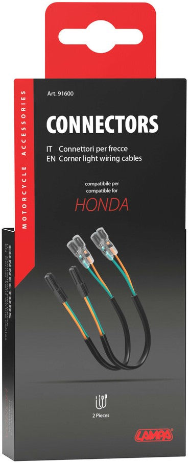 Corner lights wiring cables 2 pcs - compatible for - Honda
