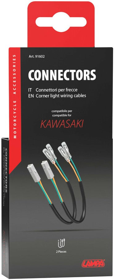 Corner lights wiring cables 2 pcs - compatible for - Kawasaki
