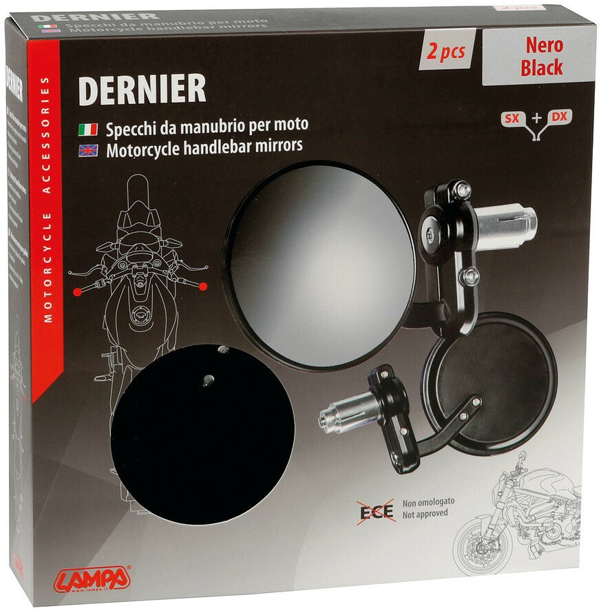 Dernier pair of rearview mirrors - Black