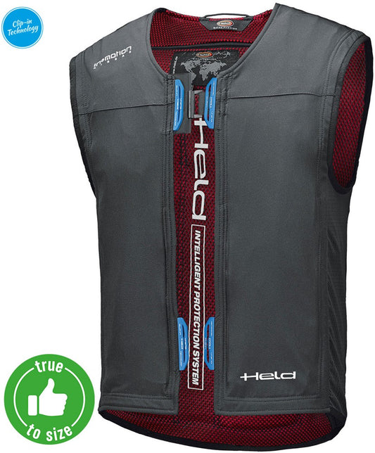 EVEST CLIP-IN & BOX Airbag-WAISTCOAT & Box  BLACK