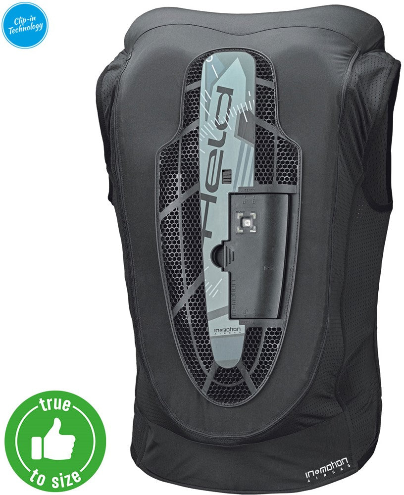 EVEST CLIP-IN & BOX Airbag-WAISTCOAT & Box  BLACK