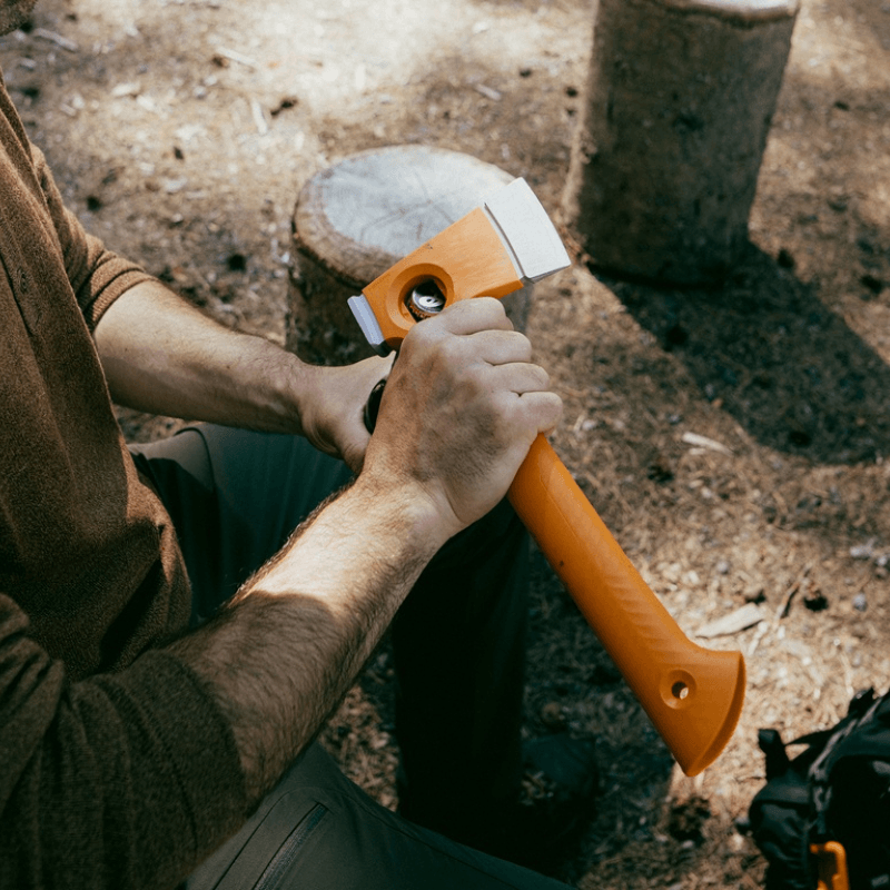 Fiskar axe camping