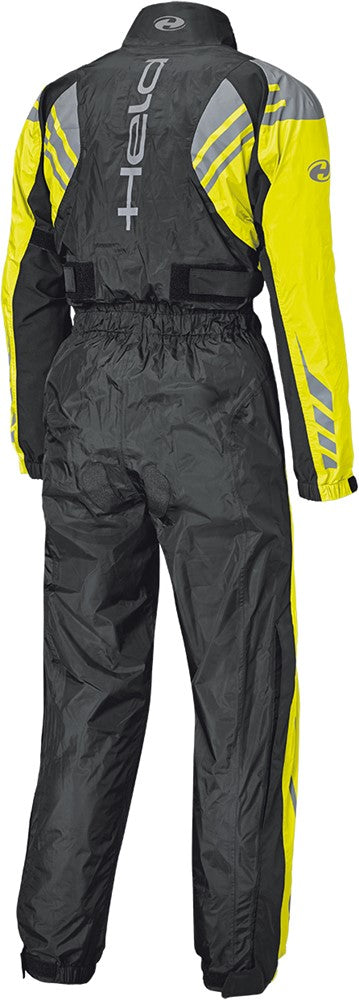 FLOOD 1-pc RAINSUIT BLACK-NEONYELLOW