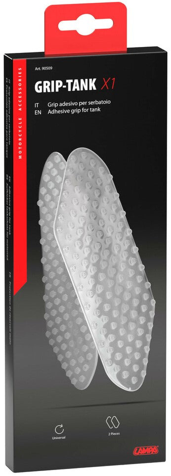 Grip-Tank X1 adhesive tank pads - Clear