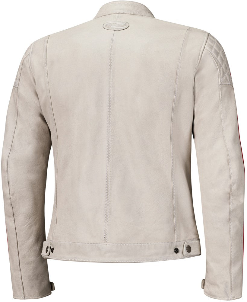 Held Brixham leatherjacket grey-red