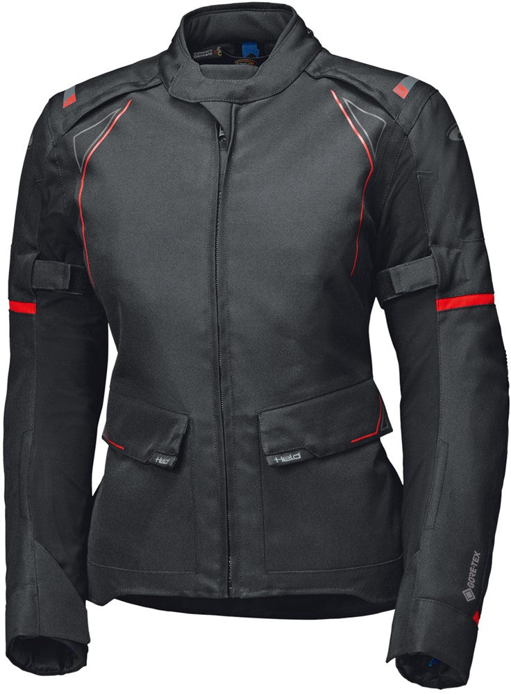 Held Savona ST sporty Touringjacket black-red (Dames)