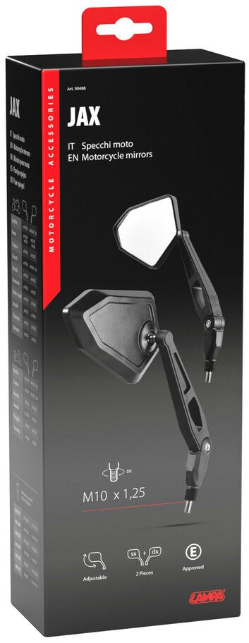 Jax pair of rearview mirrors