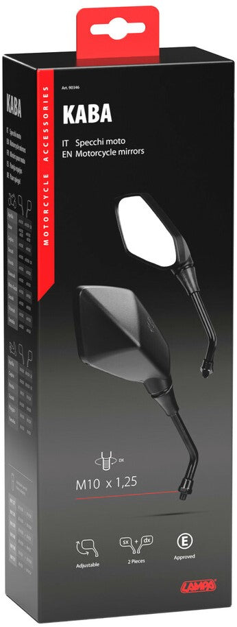 Kaba pair of rearview mirrors
