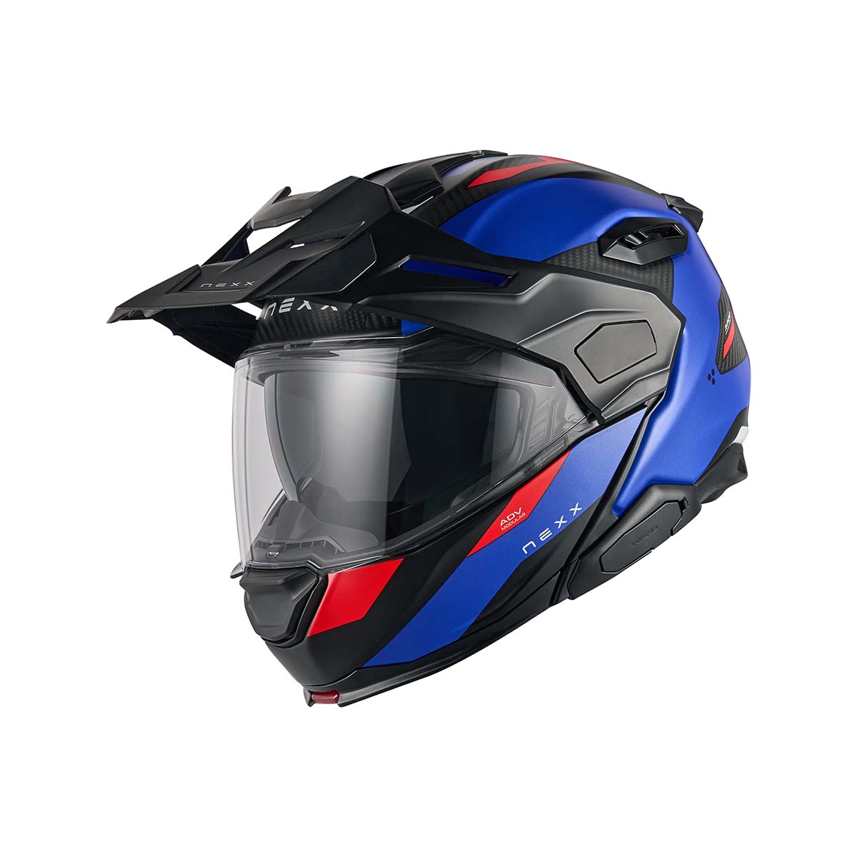 NEXX Helm X.LFC TERRA CARBON BLAU.ROT