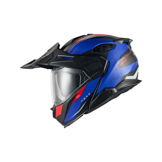 NEXX Helm X.LFC TERRA CARBON BLAU.ROT