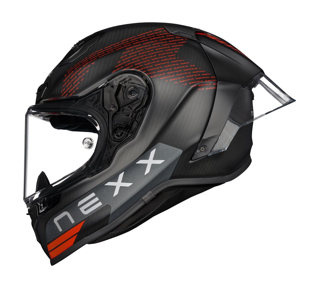 NEXX Helm X.R3R Pro FIM Evo Carbon-Schwarz