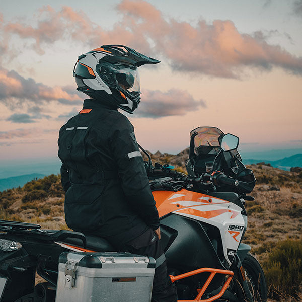 Nexx Helm X.WED3 KEYO CARBON WEISS.ORANGE MT